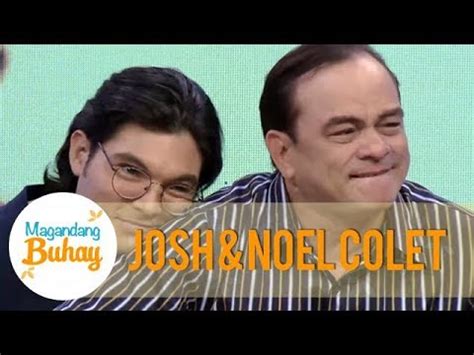 joshua colet scandal|Magandang Buhay: Noel becomes emotional because .